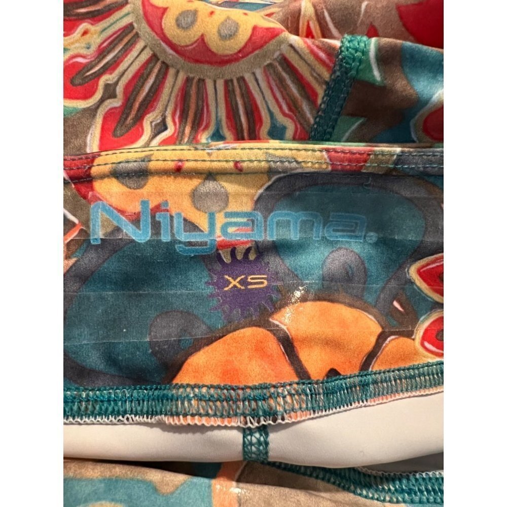 Niyama | Colorful Floral Yoga Leggings Sz‎ XS - Picture 3 of 7